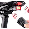 Miniatyrbillede 1 af 4: Intelligent Cykel Baglygte Tyverisikringslampe Cykelalarm Baglygte USB Genopladelig Baglygte Y