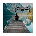 Miniatyrbild 5 av 5: Pro Drönare 4K HD Kamera Vikbar Drönare Höjdfixerad Fjärrkontroll Pro Wifi Drönare Presentleksaker En Kamera