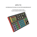 Miniatyrbillede 2 af 5: SK300 Mixer Ryste Live Udstyr Engelsk Version Mobiltelefon Computer USB Ekstern Multi-Functio