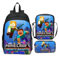 Pikkukuva 1 / 5: MINECRAFT Reput Tytöille Pojille Kevyet Koulureput Blue