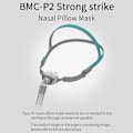 Miniatyrbillede 2 af 5: til BMC-P2 CPAP Nasal Maske M Hovedbeklædning S M L Søvnhjælper mod Snorken