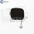 Miniatyrbilde 2 av 5: Frontfanger Slepekrok Deksel Ubehandlet Front Trekkøye Lokk Tilhenger Trim Cap For Subaru XV Corsstrek 2012-2017