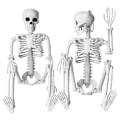 Pikkukuva 1 / 5: 2 kpl Luuranko Halloween-koristeet, 16 tuuman kokoinen, täysin liikuteltava Halloween-luuranko ripustettavaksi sisä- ja ulkokoristeeksi