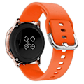 Miniatyrbild 1 av 5: 20mm Fyrkantigt Spänne Silikon Smart Klockarmband Kompatibelt För GarminMove Luxe/Move Style/Move 3 Orange