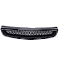 Miniatyrbillede 2 af 5: EK T-R Style Front Kofanger Hjelm Mesh Grill Racing Grill til EK DX EX LX Type R 1999-2000 Glossy Bla
