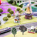 Miniatyrbillede 2 af 3: 12 stk. Modeltræer Miniaturlandskab Sceneri Togbaner Træer Modeller Falske Træer Sandbord DIY Håndværksornamenter-FCY