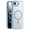 Pikkukuva 1 / 5: Yhteensopiva iPhone 16e -kotelon kanssa TPU+PC Läpinäkyvä Magneettinen Puhelinkuori LightBlue