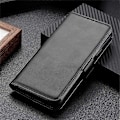 Miniatyrbillede 5 af 5: Kompatibel til Honor X7a 5G Ko Læder Tekstur Telefon Læder Cover Wallet Stand Telefon Etui Black