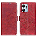 Miniatyrbillede 1 af 5: Kompatibel til Honor X7a 5G Ko Læder Tekstur Telefon Læder Cover Wallet Stand Telefon Etui Red