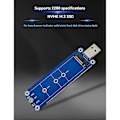 Pikkukuva 4 / 5: M.2 NVME - USB 3.0 -noustimen korttisovitin USB 3.0 - M-Key NVME USB3.2 -sovitin 2230 2242