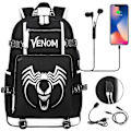 Miniatyrbild 1 av 4: Venom Fashion Tryckt Usb Ungdoms Skolväska (2-117) Color-1