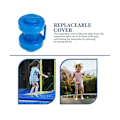 Miniatyrbilde 5 av 5: 20 stk. Plastkasse Trampoline Stålrør Toppdeksel Stolpehatter Deksel Erstatt Stolpedeler PP Hetter En