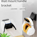 Miniatyrbilde 4 av 5: Håndtak Brakett Spill Håndtak Brakett Punch-Free Oppbevaringsstativ for Switch Tilbehør Stativ Svart