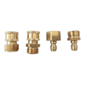 Miniatyrbillede 1 af 5: 4 stk. M22-14mm til 1/4in Højtryksrenser Adapter Sæt, Højtryksrenser Fittings Adapter Højtryksrenser Fa