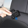 Pikkukuva 3 / 5: TSLZH26 ABS Autopuhelinpidike Yhteensopiva Tesla Model 3 / Model Y:n kanssa, Takapenkin Puhelin- ja Tablettipidike Kahdella Koukulla