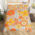 Miniatyrbild 2 av 5: Groovy Daisy Sängkläder Set King Queen Size Retro Blomma Påslakanset Psykedelisk Blommig Täcke Örngott Mikrofiber Quilt Överdrag