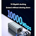 Pikkukuva 5 / 5: 10 Gbps RJ45 -liitin naaras-naaras Gigabit-verkon jatkaja 2 kpl