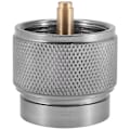 Miniatyrbillede 1 af 5: Camping Komfur Adapter 1LB Propan Lille Tank Input og en Lindal Ventil EN417 Output Udendørs Cylinder