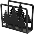Miniatyrbillede 1 af 5: Servietholder i metal, fyrretræsmønster, fritstående design til borde