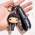 Miniatyrbild 1 av 5: Wednesday Addams Nyckelring Docka Skräck Husdjur Handdocka Nyckelring Tillbehör Väska Hänge Pojke Flicka Gåva 1