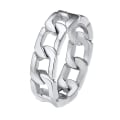 Miniatyrbillede 1 af 4: Herre titanium stål kædering trendy herre- og dame unisex smykke 11