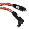 Miniatyrbillede 5 af 5: 90 Graders Optisk Kabel 5.1 Digital Lyd SPDIF Fiber Optisk Audio Toslink Kabel 1M