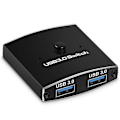 Pikkukuva 3 / 5: 2X USB 3.0 Kytkinvalitsin KVM-kytkin 5Gbps 2 sisään 1 ulos USB-kytkin Kaksisuuntainen jakaja tulostimelle ja näppäimistölle