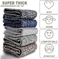Miniatyrbilde 4 av 5: 5 Par Fleece Tykke Ensfargede Herre Fleece Varme Vintersokker