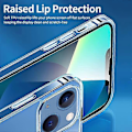 Miniatyrbillede 4 af 5: Sæt med 4 ultra-tynde, bløde TPU gel covers til iPhone 13 (6,1\") og 2 skærmbeskyttere i hærdet glas til iPhone 13 (6,1\")