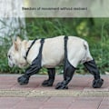Miniatyrbild 3 av 5: Hundskor Vattentäta Justerbara Hundstövlar Regndag Husdjur Andningsbara Skor för Utomhuspromenader Mjuka Fre