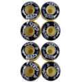 Miniatyrbillede 1 af 5: 8 stk. skateboardhjul 54 mm PU-hårdhed skateboard 85A longboardhjul til street longboard skat