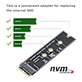 Pikkukuva 2 / 5: M.2 SSD - PCIe NVMe -sovitinkortti MacBook Pro/Air 2013-2017 -päivityssarjaan asennustyökalulla