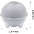 Pikkukuva 2 / 4: 1 kpl 8 x 8 cm pallomainen hierontaeläinharja, itsepuhdistuva kissanharja ja koiranharja, puhdistaa nopeasti
