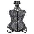 Miniatyrbild 5 av 5: Midjetränare Shapewear Toppar Damkläder Underkläder Sexig Korsett grey XL