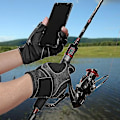 Miniatyrbillede 4 af 5: Fiskehandsker - Koldt Vintervejr Herre- og Damefiske S-xl Black L