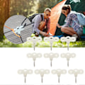 Miniatyrbilde 2 av 5: 10 stk. Teltplugger for Camping, Selvlysende Spiral Skru Teltstaker