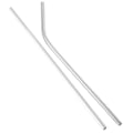 Miniatyrbilde 5 av 5: 100 stk Metall Sugerør Kan Gjenbrukes 304 Rustfritt Stål Drikkevannsrør 215 Mm X 6 Mm Bøyde Strå Ha