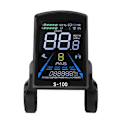 Miniatyrbillede 1 af 5: Elektrisk Cykel Display S-100 LCD Display Kontrol 24V - 72V Hastighedsmåler 5pin Speedometer Vandtæt