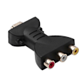 Miniatyrbillede 1 af 4: Video Audio Converter Adapter HDMI til 3 RCA Adapter Bærbar HDMI til AV Rød Hvid Gul HDMI til AV Converter HD HDMI til AV Converter Datakabel (1 stk)