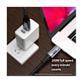 Miniatyrbilde 5 av 5: USB Fullfunksjons Datakabel, 40G 100W Type C Datakabel, 3 Høyhastighets Hurtiglading, Type-C Hann til