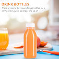 Miniatyrbilde 2 av 2: 10 stk. 300 ml Juiceoppbevaringsflasker Melkeflasker Transparent Drikkeflasker Transparent Hvit-FCY