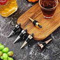 Miniatyrbild 5 av 5: 50 Stycken Tomma Flaskproppar med Gängad Stolpe Metall Vinpropp Insatser Set Hårdvara för Trä