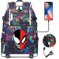 Miniatyrbild 1 av 4: Venom Fashion Tryckt Usb Ungdoms Skolväska (1-11) Color-11