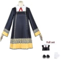 Miniatyrbild 1 av 4: Snabb Leverans Vuxna Barn Anime Spy Family Anya Forger Klänning Uniform Cosplay Kostym/1