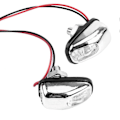 Miniatyrbillede 2 af 4: Par af LED-lys til bilens sprinklerrør - Vindskærmsvaskerlampe 12V