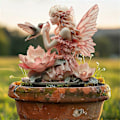 Miniatyrbild 5 av 5: Boho Akryl Trädgårdsstake Dekorativ Fe och Kolibri Utomhusdekor