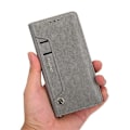 Miniatyrbild 5 av 5: CMAI2 PU Läder Kortfack Plånbok Telefonfodral Kompatibelt För iPhone 12/12 Pro Grey