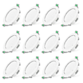 Miniatyrbilde 1 av 4: 12 stk. 7W Hvit LED Downlight Innfelt Taklampe Slank Spot Light