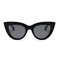 Miniatyrbild 3 av 5: Cat Eye Mode Solglasögon Dam Retro Lyx Svarta Glasögon Solglasögon Dam UV404 Glasögon Shades BlackPink Style5