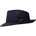 Miniatyrbilde 3 av 5: Fedora Hatt - 100% Ullfilt - Sammenleggbar for Reise - Vannavstøtende - Unisex - Tibetansk Cyan